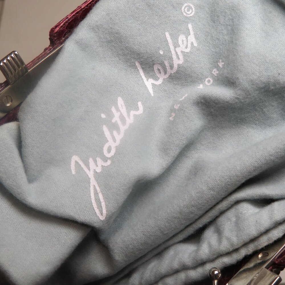 Judith Leiber python clutch bag - Picture 9 of 11